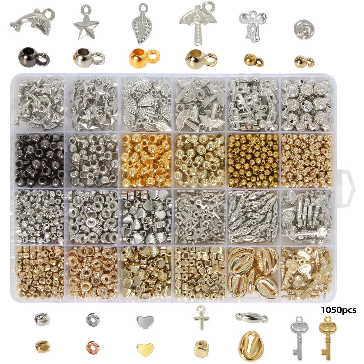 Gold & Silver Plated Jewelry Findings-LL