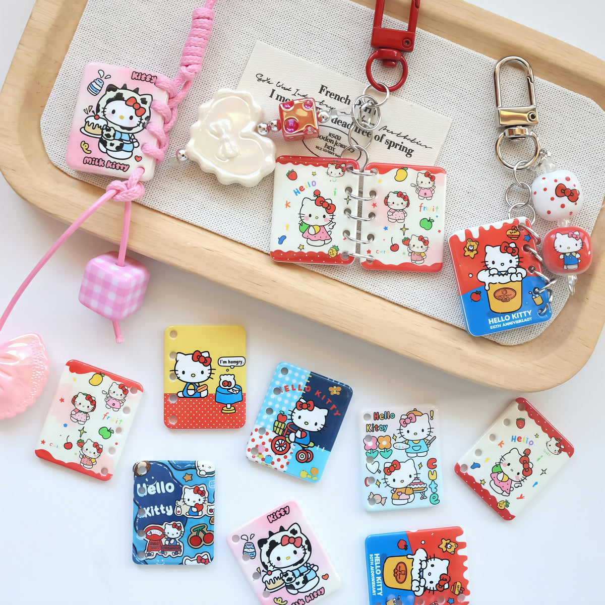 Card‑printed beads-LL