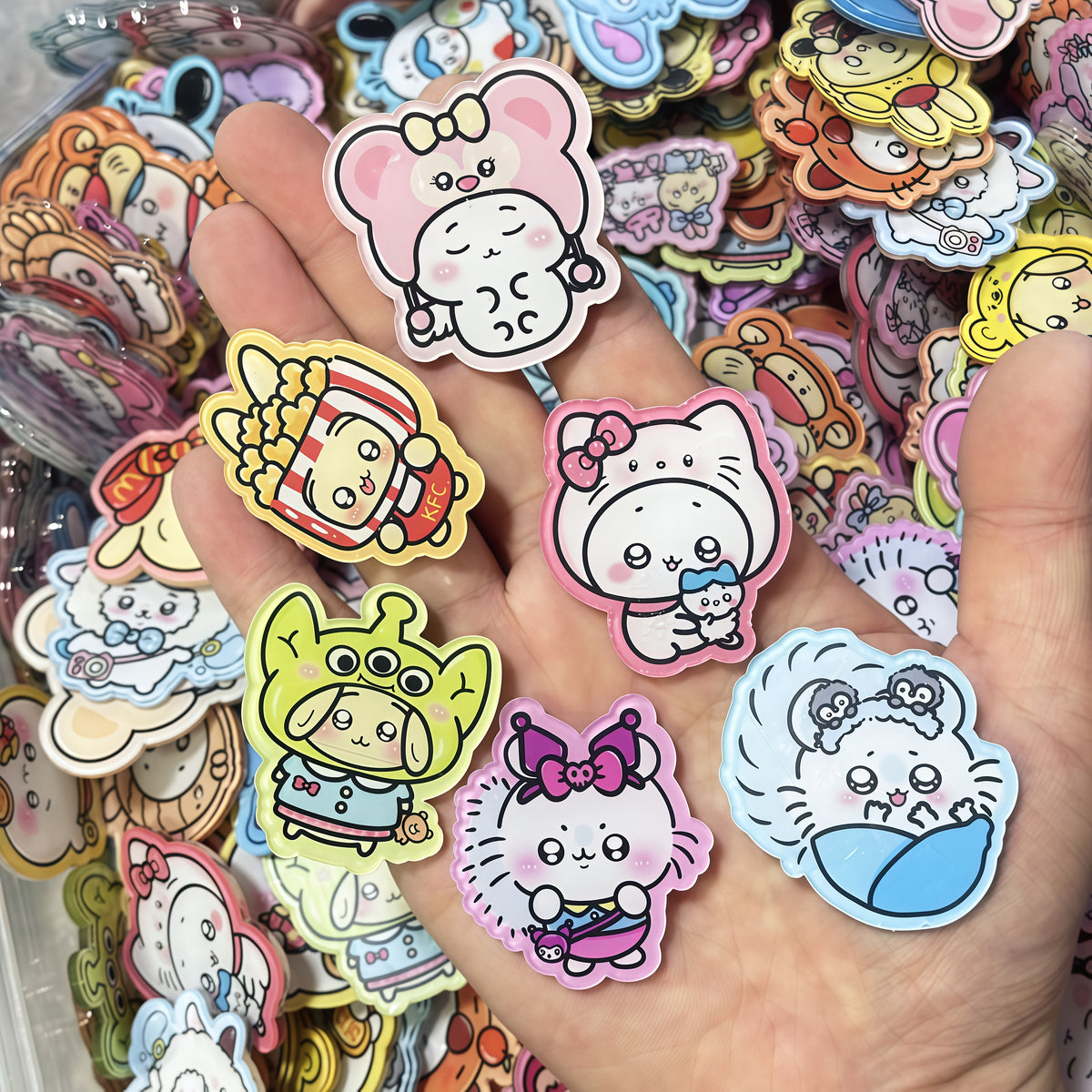 Card‑printed beads-LL